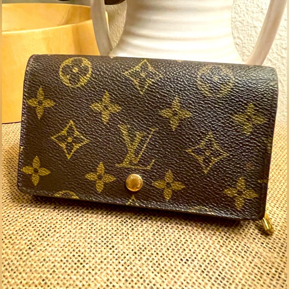 Louis Vuitton Brown Monogram Bifold Wallet